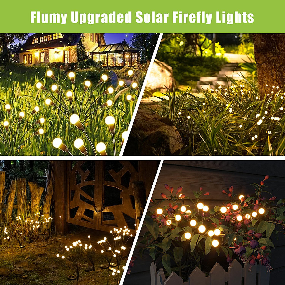 Flumy night garden lights create romantic atmosphere for outdoor gatherings