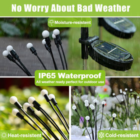 Flumy waterproof garden lights with IP65 withstand rain and wind