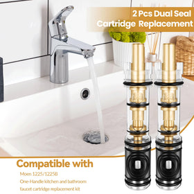 Fluronic 1225b shower cartridge kit improves faucet performance with easy swap