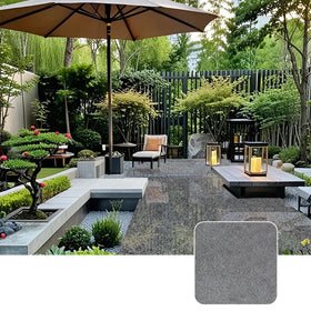 Flurose gray epoxy finish with glossy, durable shine