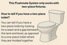 Genuine Flushmate parts ecosystem ensures reliability.