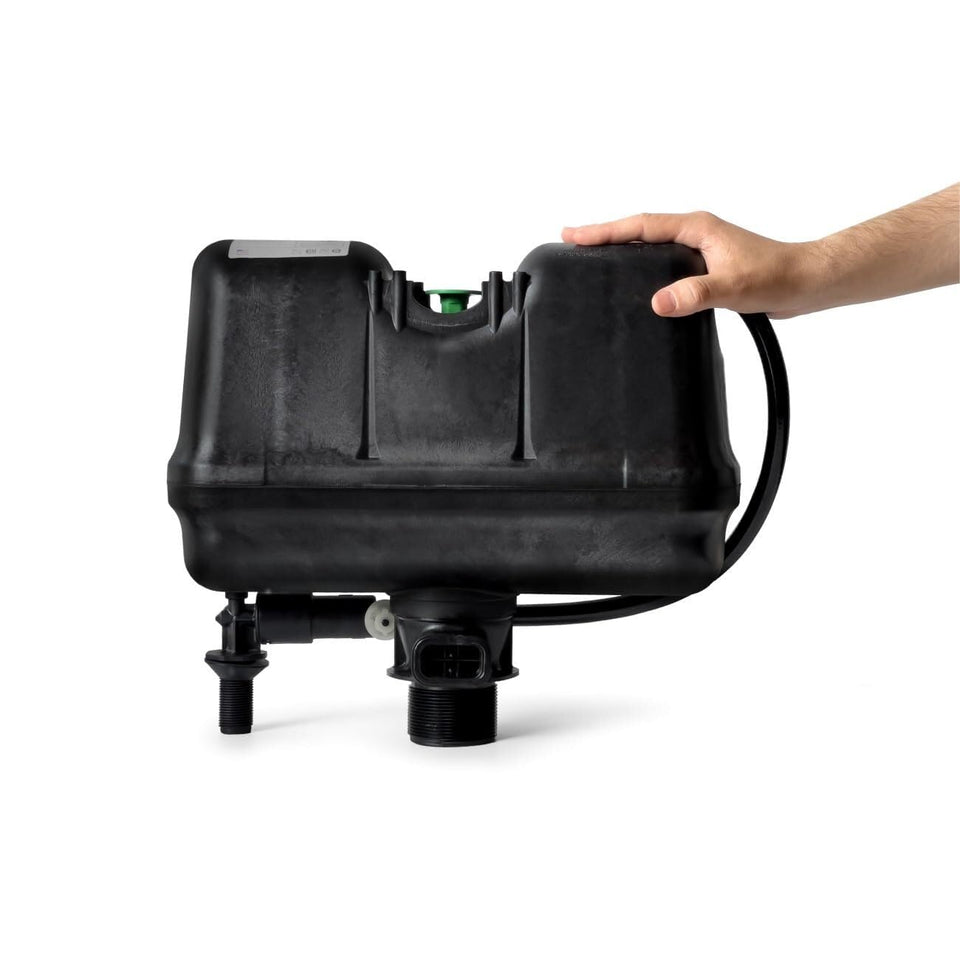 Flushmate M-101526-F31 replacement system, side view, compact and efficient.