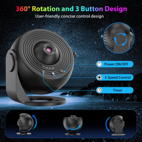 FlyEagle Galaxy Projector large projection area suited for dark rooms