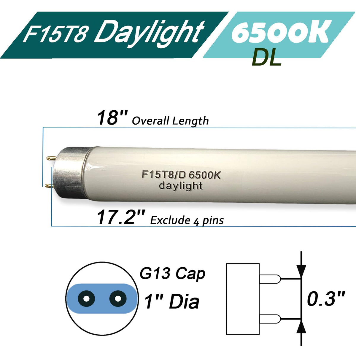 Flyercatch packaging view highlighting easy install and storage of the 18-inch bulb.