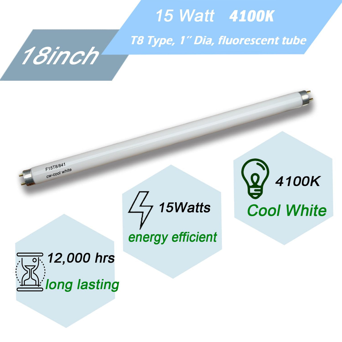 Flyercatch T8 bi-pin G13 base bulb ready for easy swapping.