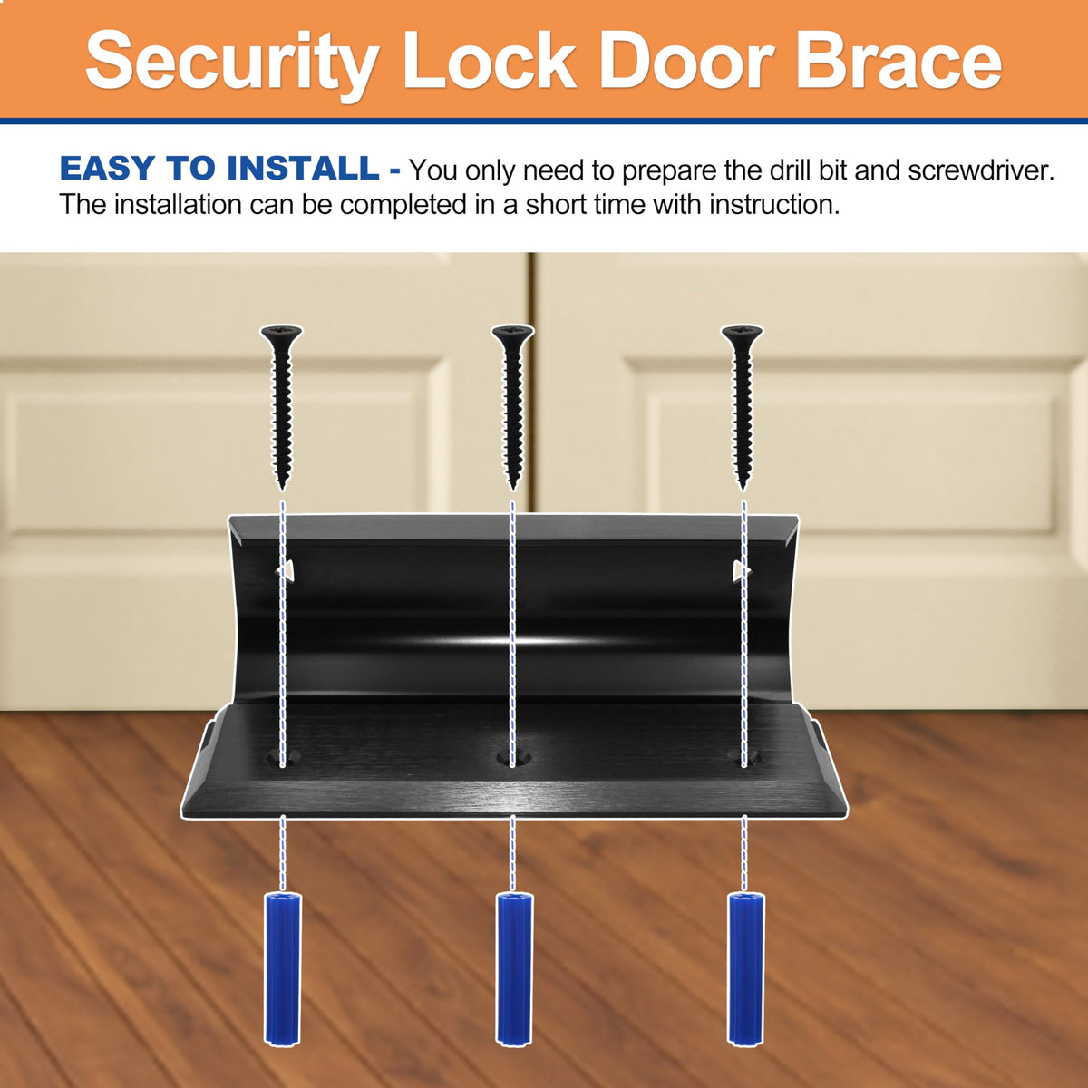 FLYINGAMZ double-protection door brace enhances doorway security options.