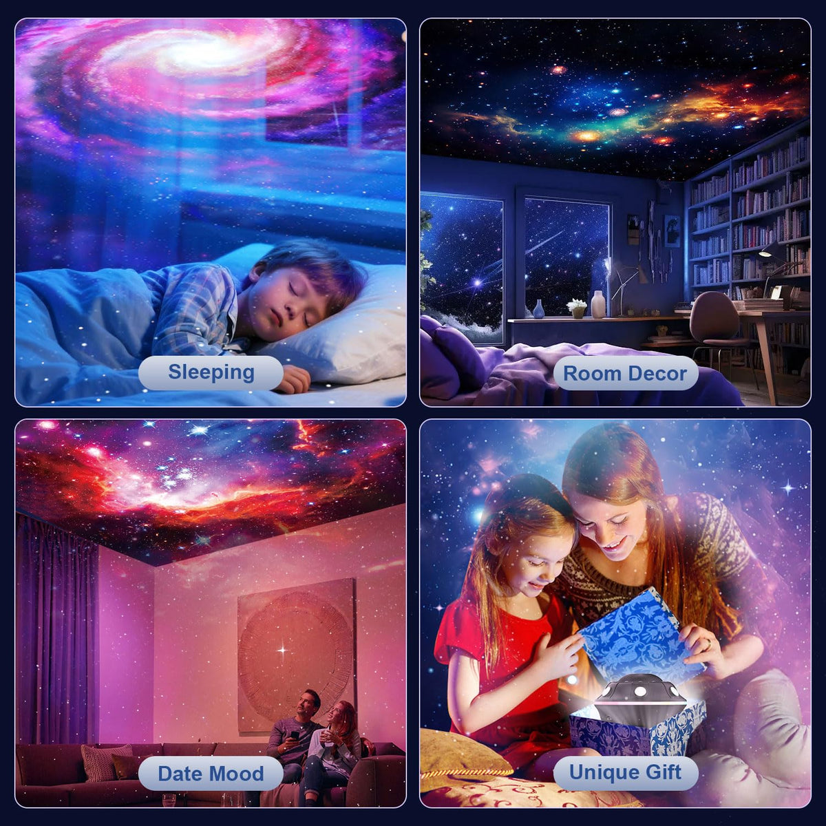 FlyLily Galaxy Projector arrives gift-ready for all ages.