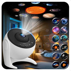 FlyLily Galaxy Projector shows solar system visuals for learning