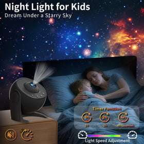 FlyLily Night light with timing function for relaxed, restful evenings.