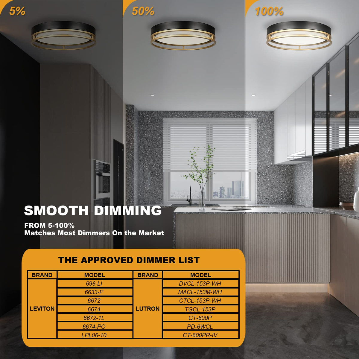 Flynix 26W LED fixture, energy-efficient for living room and hallway