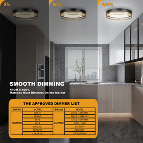 Flynix 26W LED fixture, energy-efficient for living room and hallway