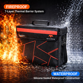 Flypal bag with heat insulation up to 6820°F for enhanced protection.