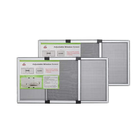 Flyzzz adjustable sliding window screen frame provides a snug fit for better airflow.