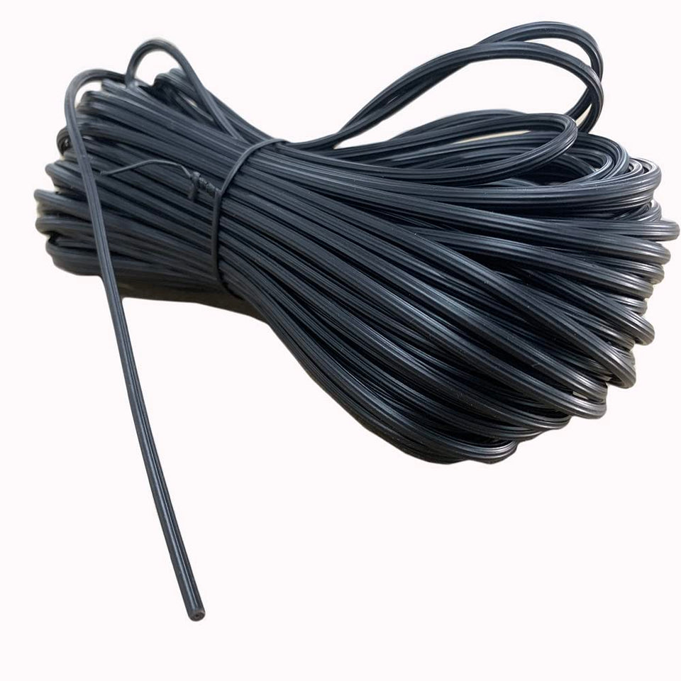 FLYZZZ window spline in round black core fits 0.173–0.185 inch grooves.
