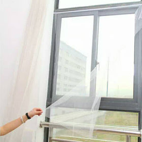FLYZZZ works on PVC/aluminum frames, avoiding wooden surfaces.