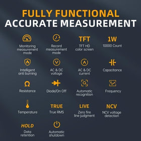 FNIRSI DMT-99 customizable startup interface for easier use in dim light.