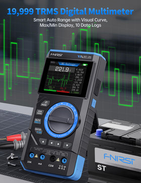 FNIRSI DST-201 1MHz bandwidth enables fast capture of transients.