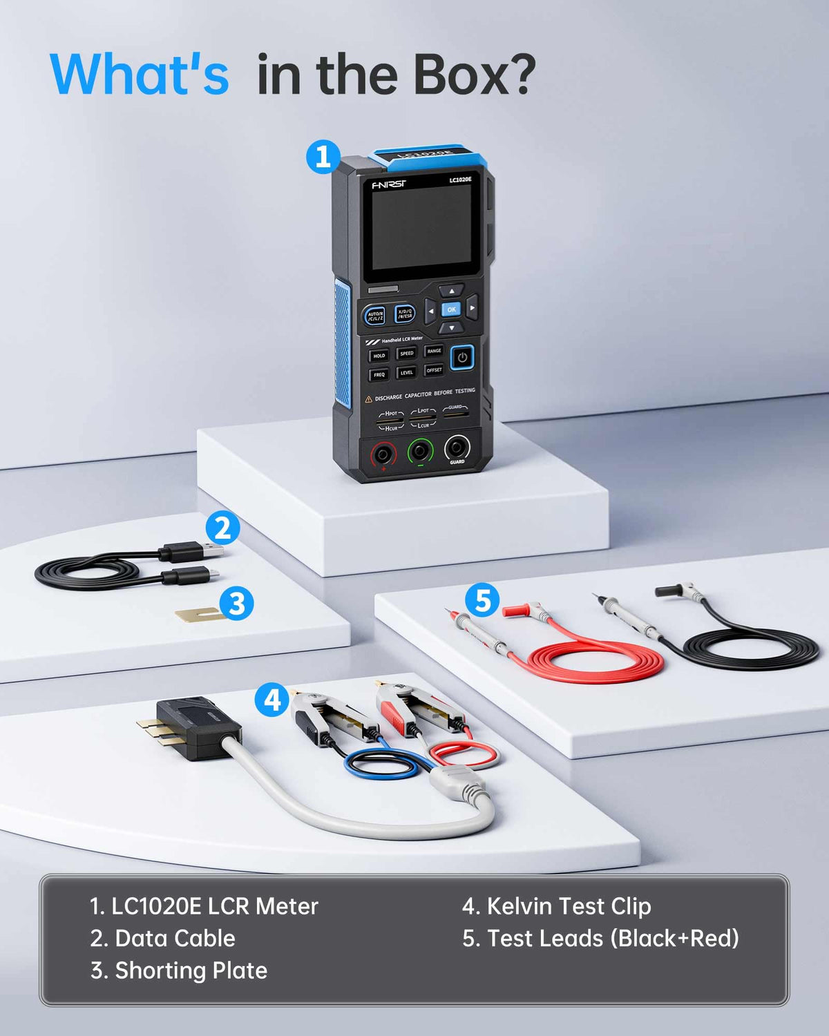 FNIRSI LC1020E compact design fits tight workspaces and toolboxes.