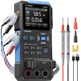 FNIRSI LC1020E front panel for intuitive LCR testing and fast readings.
