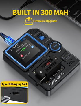FNIRSI LCR-P1 intelligent pin identification speeds setup