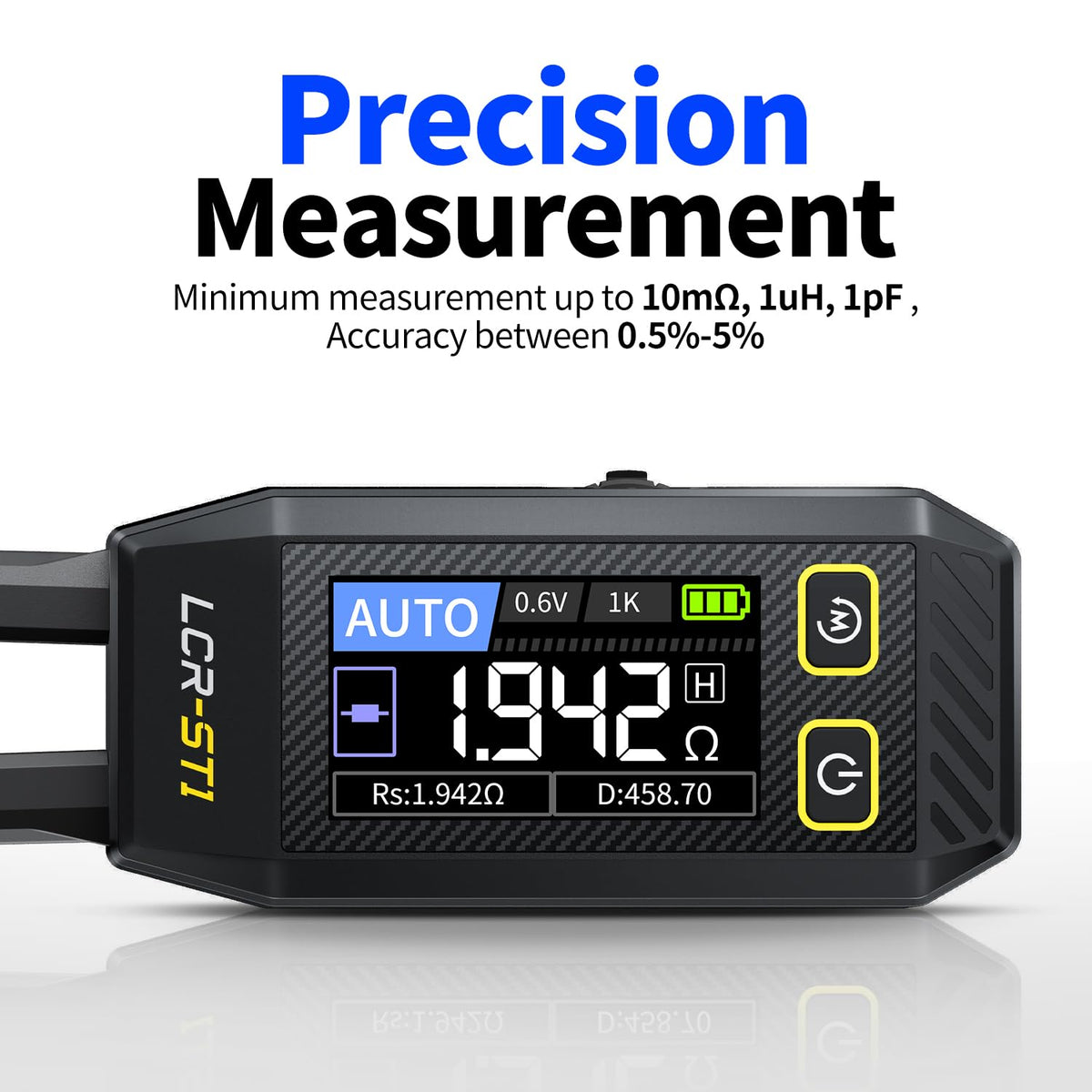 FNIRSI LCR-ST1 auto component recognition streamlines testing.