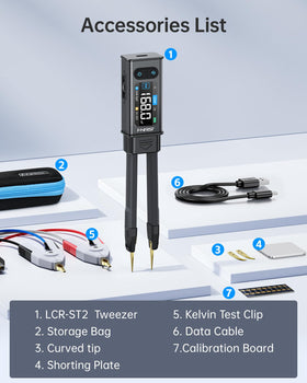 FNIRSI LCR-ST2 continuity testing for quick circuit verification