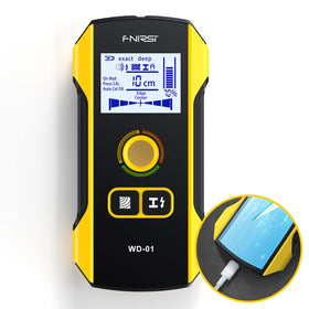 FNIRSI stud finder auto calibration ensures accurate center detection in one quick step