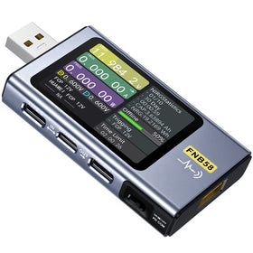FNIRSI FNB58 front view with LCD display for quick measurements