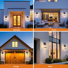 FNYUSLET easy-install wall sconce featuring simple mounting and bulb access