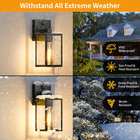 FNYUSLET motion sensor coverage reaches 20ft with 220-degree angle for responsive lighting.