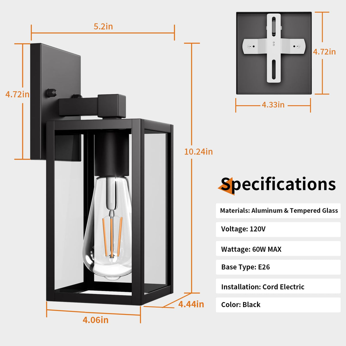 FNYUSLET open-base design enables quick bulb replacement.