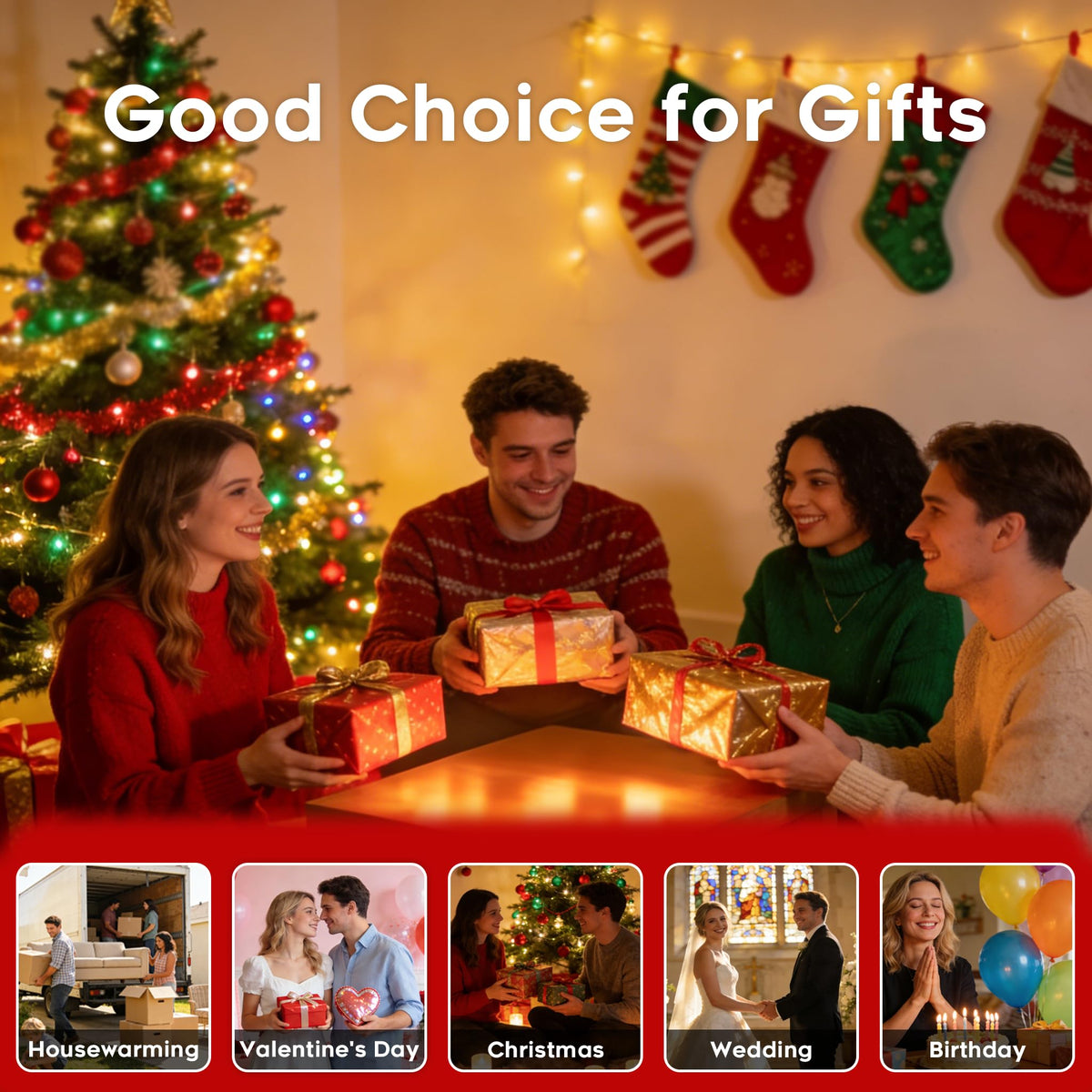 Fo32won long-lasting LED candles with extended lifespan.