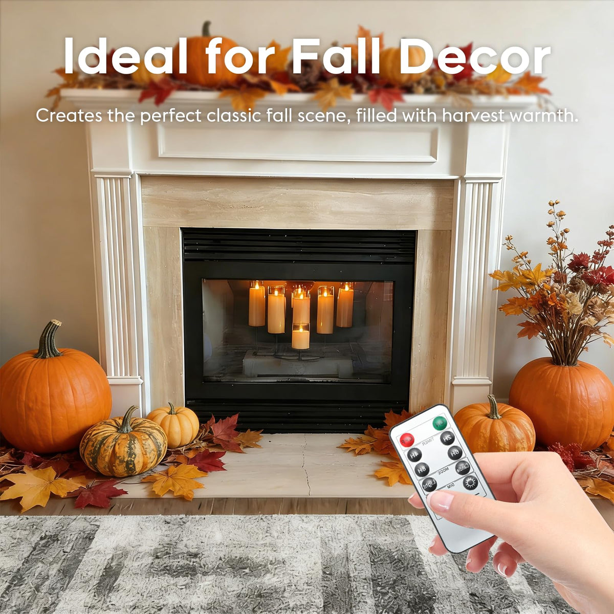 Fo32won safe acrylic candles ideal for homes with kids and pets.
