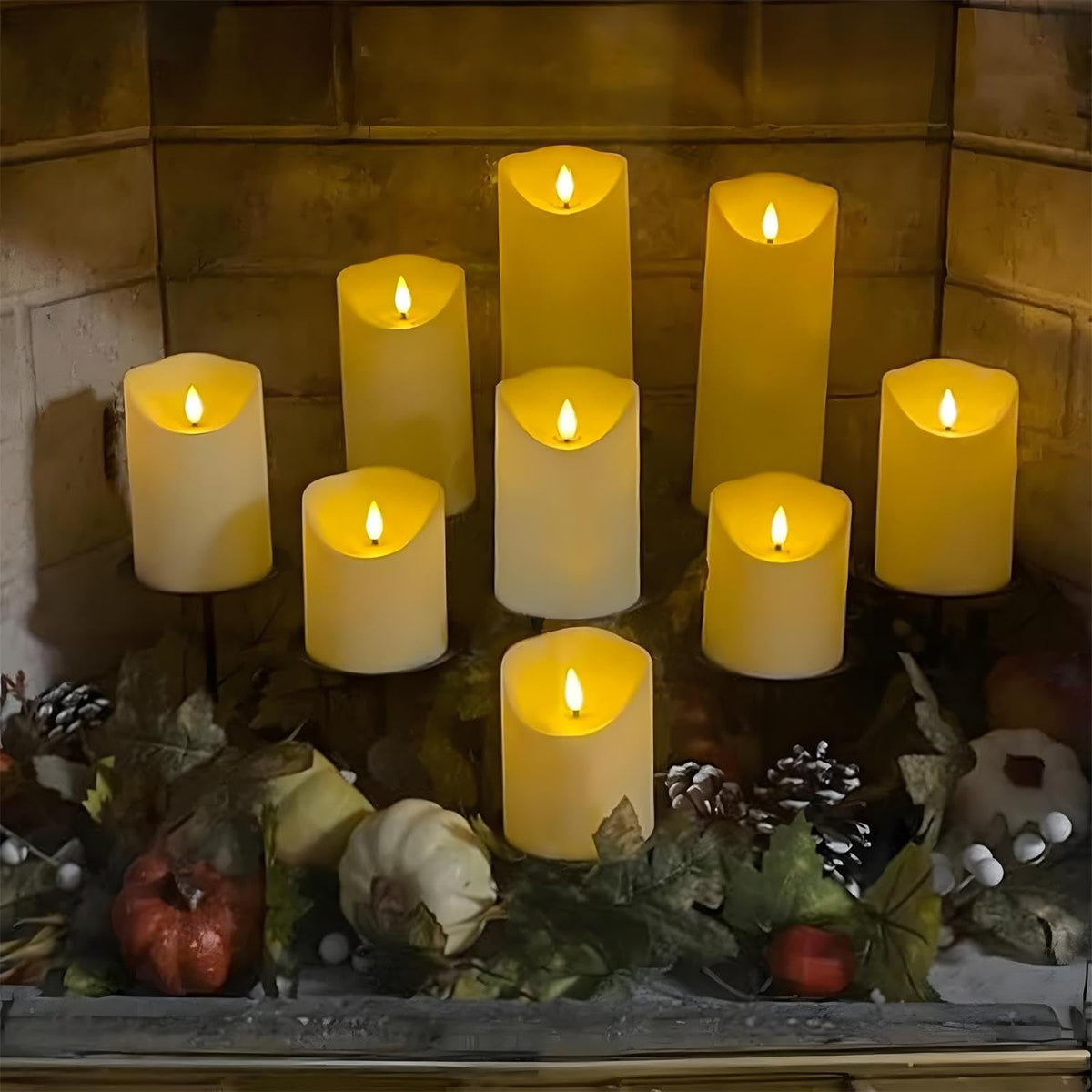 Fo32won safe flameless candles ideal for homes with kids and pets