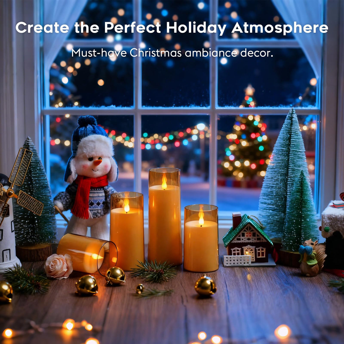 Fo32won wedding and party décor candle set for ambient scenes.