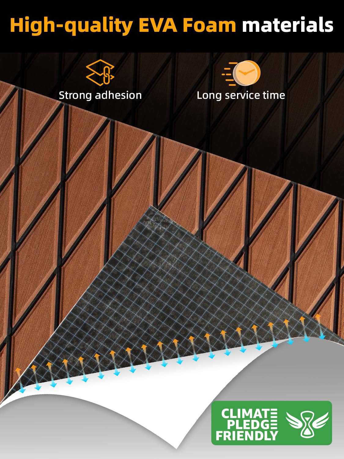 FOCEAN boat flooring with adhesive layer enabling easy installation