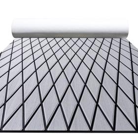 FOCEAN Boat Flooring EVA texture on grey deck shows grip and elegance.