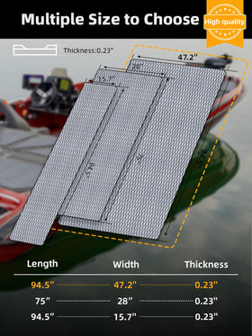 FOCEAN grey lines pattern on boat flooring for modern look