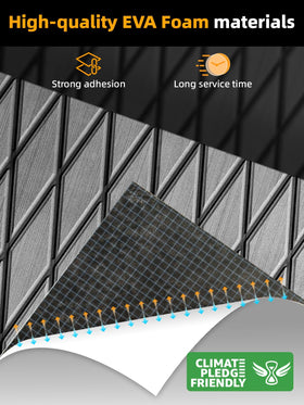 FOCEAN Boat Flooring self-adhesive back enables quick DIY application.