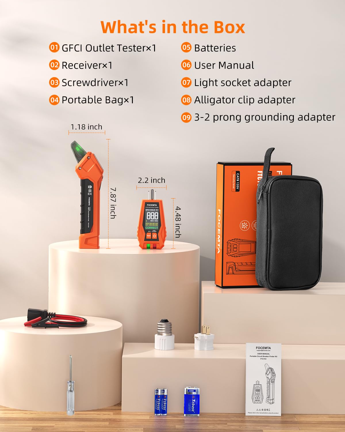 FOCEMTA carrying case keeps tools organized and portable