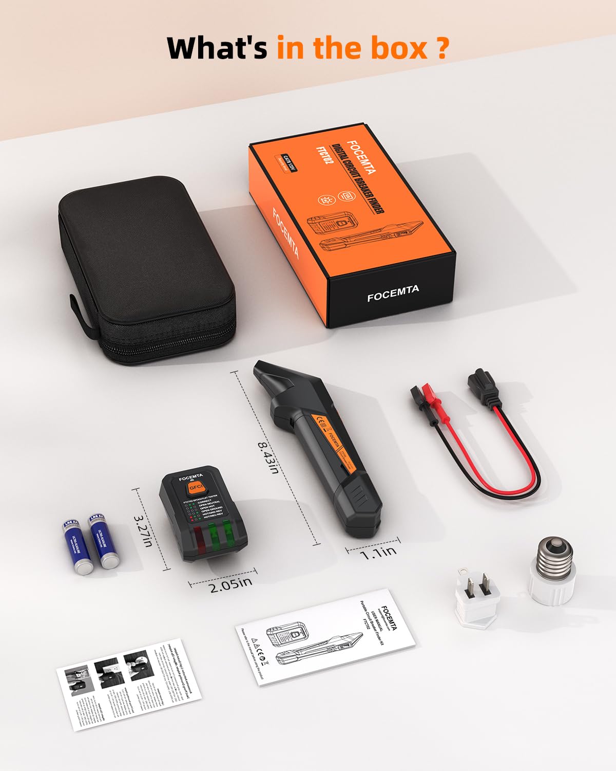 Focemta FTCT02 all-in-one tester supports safer DIY electrical tasks at home.