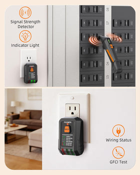 Focemta FTCT02 intuitive one-touch testing simplifies basic electrical safety checks.