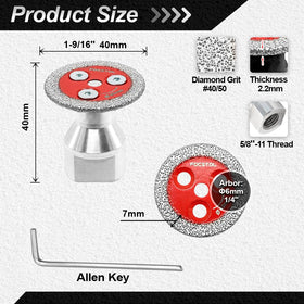 FOCSTOL 58-11 thread flange shown for easy attachment and durable grip.