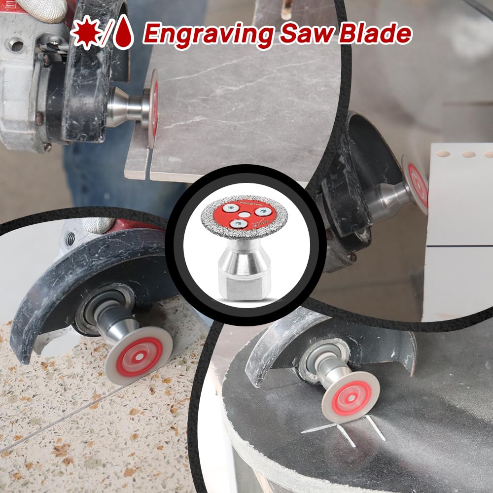 FOCSTOL diamond blade pack highlighting versatility for wet and dry cutting.