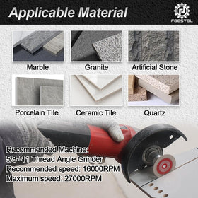 FOCSTOL engraving-capable blade in action on stone surfaces.