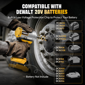 Fogera brushless motor and three-speed control for precise torque.