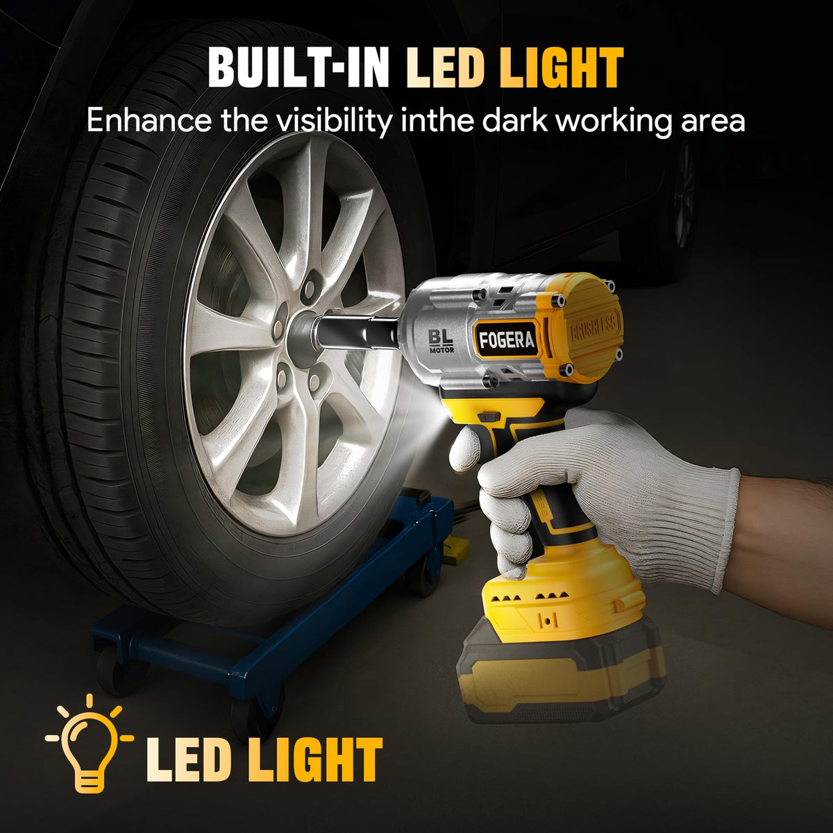 Fogera compact, lightweight design fits tight spaces on the job.