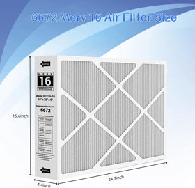 Foglapius X6672 filter closeup highlights coconut carbon layer improving air quality.