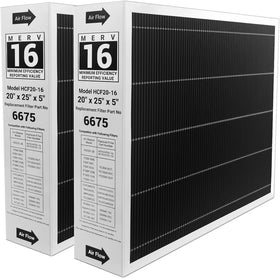Foglapius X6675 MERV 16 filter pack fits standard 20x25x5 housings