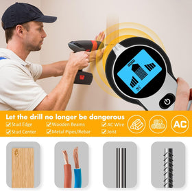 FOLAI wire-warning-indicator alerts to live wiring during scans